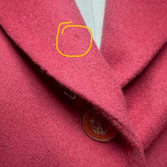 Pietrafesa for Studio 121 Size 10 Dusty Pink Camel Hair Blazer 3 Button Jacket - Picture 16 of 16